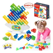 Comprar Torre Tetris Juego De Equilibrio Didáctico Niño Tetra Tower 