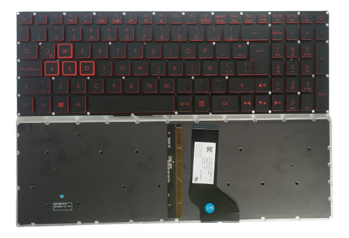 Teclado Original Para Acer Nitro 5 An515 An515-41 An515-42