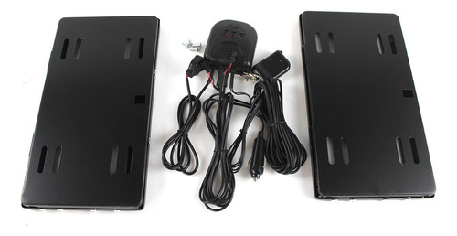 Juego De 2 Fundas Ocultas Para Marco De Matrícula Shutter Re
