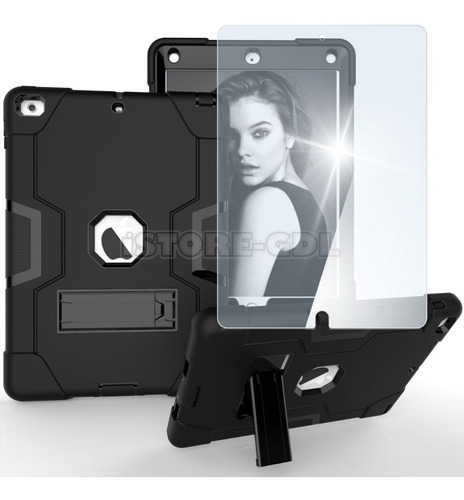 Mica + Funda Uso Rudo Para iPad Air 1 9.7 A1474 A1475 A1476