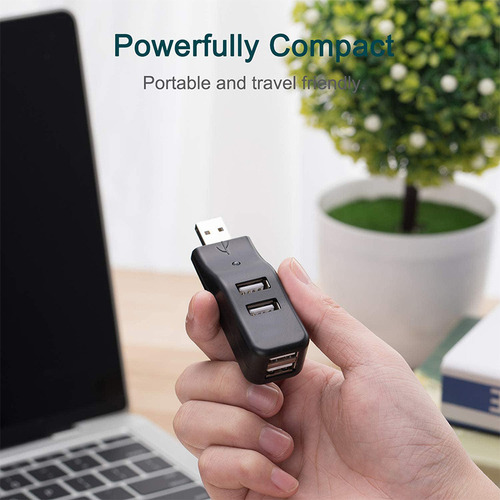 Hub Usb De 4 Portas, Porta Pequena Divisor De Hub De Dados M