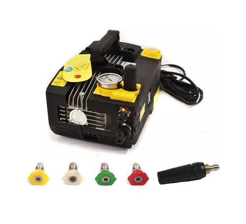 Imagen 2 de 2 de Hidrolavadora eléctrica Powerclean LT590 amarillo y negra con 130bar de presión máxima 220V