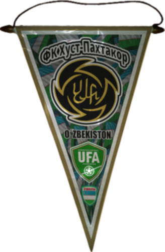 Banderin 37cm Full Color Futbol Uzbekistan Elegir Equipo Fk Chust-pakhtakor Fk Chust-pakhtakor