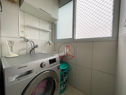 Imagem 5 de 19 de Apartamento De 1 Dormitório Em Praia Grande, Vista Total Para O Mar - Ap2747