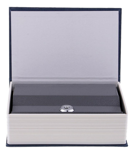 Caja De Seguridad Portátil Para Libros De Desvío Con Azul