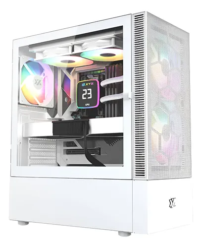 Chasis Xyz Airone 200 Mesh Blanca 5, Fan Argb