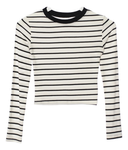 Remera Younica Manga Larga De Morley Rayas