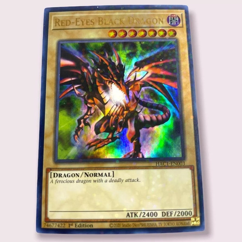 Yugioh Red Eyes Black Dragon Hac1