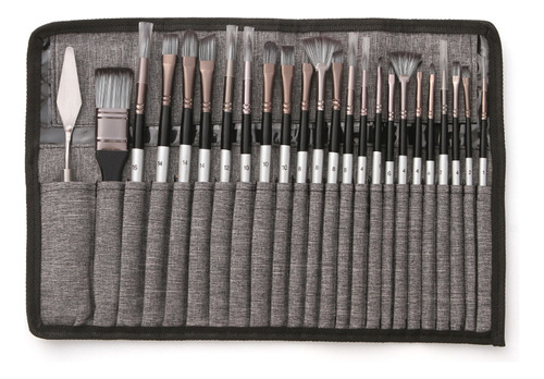 Juego De Brochas Paintbrush Professional Bolso Set De Brocha