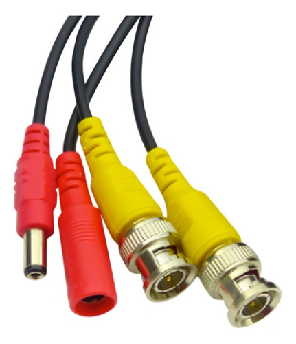 Cable Para Camara De Vigilancia 20 Metros Bnc Y Dc Completo