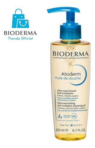  Bioderma Atoderm Aceite De Ducha Dermolimpiador, 200 Ml