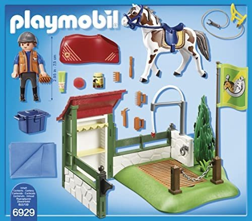Conjunto De Construção Playmobil Horse Grooming Station