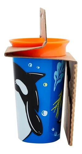 Vaso Miracle Cup 9 Oz Animal Munchkin Orca - B17422