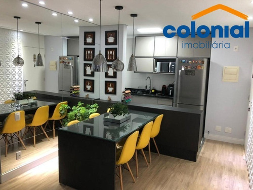 Imagem 1 de 14 de Apartamento 2 Quartos Com Suíte E Sala Ampliada No Grand Club Centro De Jundiaí - Ap01367 - 69405403