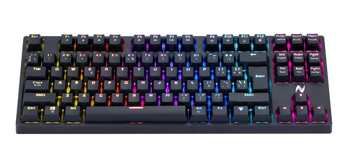 Imagen 6 de 6 de Teclado Gamer Mecánico Norcel Ng 913 Con Retroiluminación