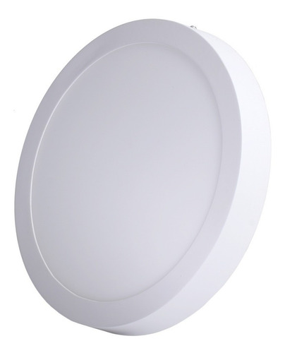 Imagen 1 de 9 de Panel Led Plafon 18w Redondo Luz Fría - Glowlux -