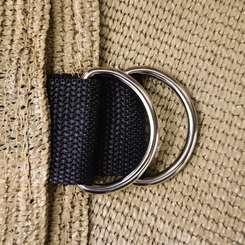 Imagen 8 de 10 de Malla Sombra 90% Raschel Beige De 3mx9m Reforzada
