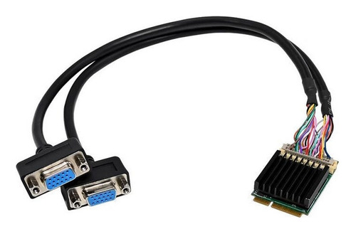 Aplicación Portátil De Imagen Embebida Pcie A Vga De Doble