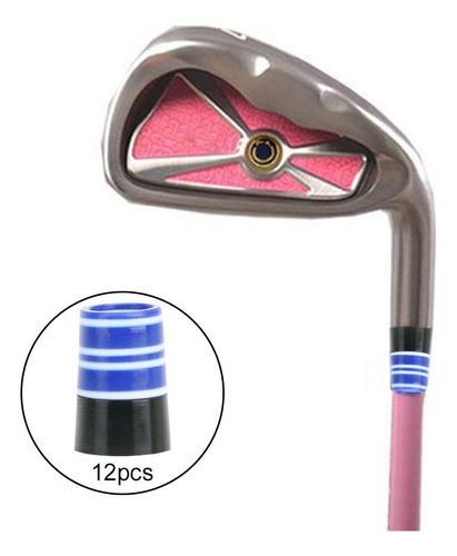 2 X 12 Piezas De Casquillos De Golf, Tamaño .370, Azul