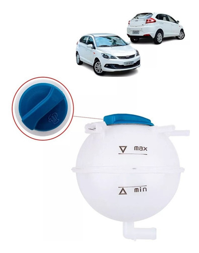 Reservatório Água Radiador Chery Celer 1.5 Tiggo 2 Tigo3x 13