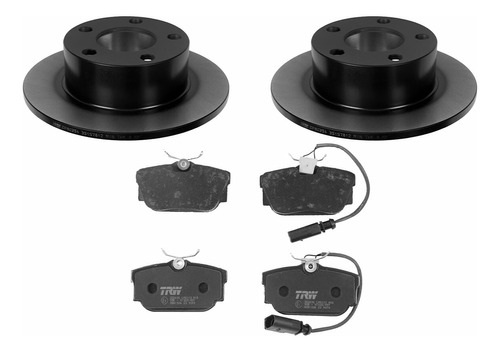 Set Balatas Y Discos Tras Alhambra L4 1.8l 04/07 Trw