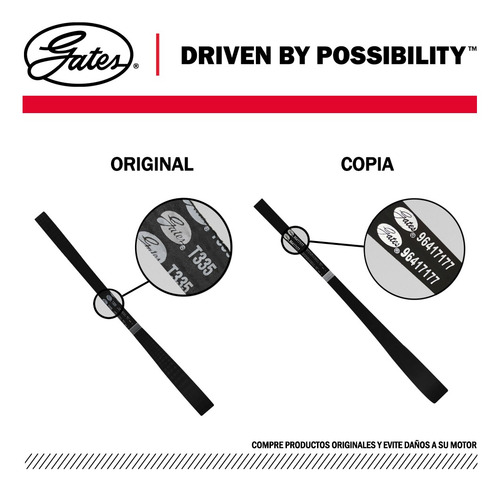 Correa De Tiempo Mitsubishi Eclipse 2.0 95-99 Gates