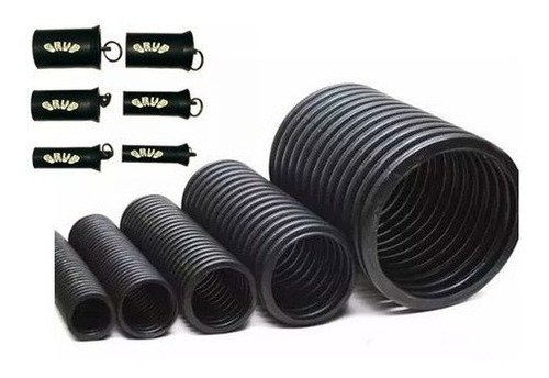 Kit 25m Corrugado 4,5 Mm/7,5mm /9,5mm /12,7mm /19mm Passafio