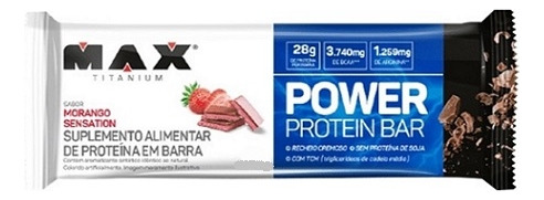 Power Protein Bar (41g) - Sabor: Morango Sensation Chocolate