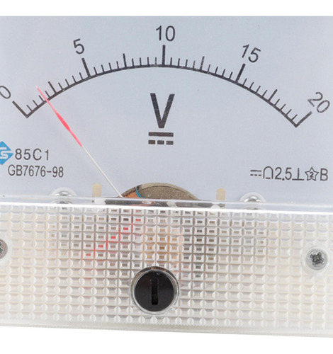 Medidor De Voltímetro De Panel Analógico 0-20 V
