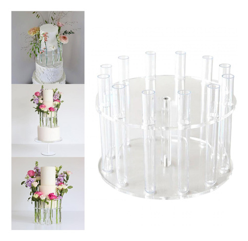 Soporte Acrílico Transparente Para Pastel, Soporte Para