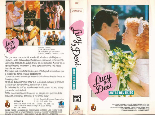 Lucy Y Desi Antes Del Exito Vhs Frances Fisher Maurice Benar