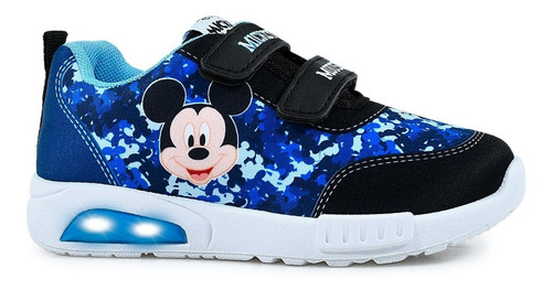 Zapatillas Footy Disney Mickey Mouse Pop Niños Luz Led