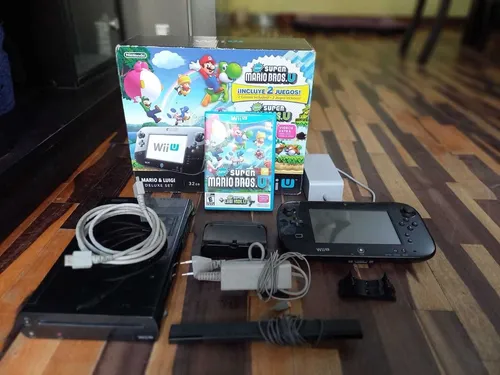 Nintendo Wii U 32GB Mario & Luigi Deluxe Set color negro