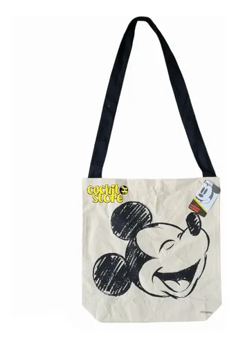 Bolsa Ecologica De Tela Algodon Mickey Mouse Disney Dise o 1