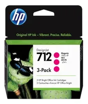 Comprar Cartucho 3 Pack Cartucho Tinta Hp 712 Magenta Plotter