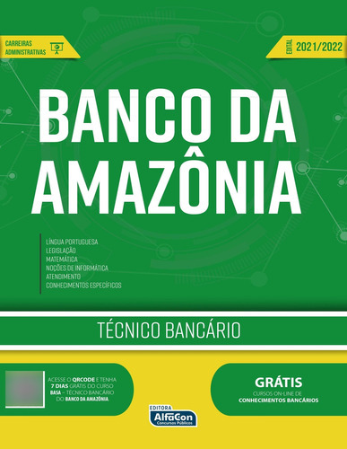 Técnico Bancário - Banco Da Amazônia, De Equipe Alfacon. Editora Alfacon, Capa Mole Em Português