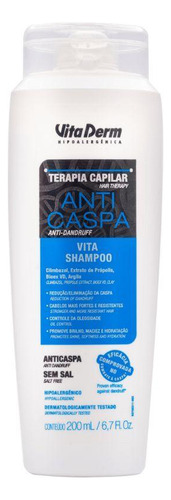 Vita Derm Terapia Capilar Anticaspa Shampoo 200ml