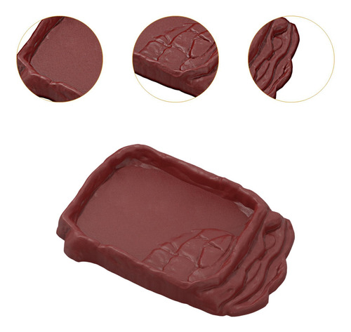Alimentador De Alimentos De Répteis Anti Deslizamento De L