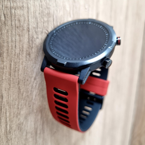 Correa Deportiva Doble Color Para Haylou Gs, Gst/gst Lite Rojo/negro