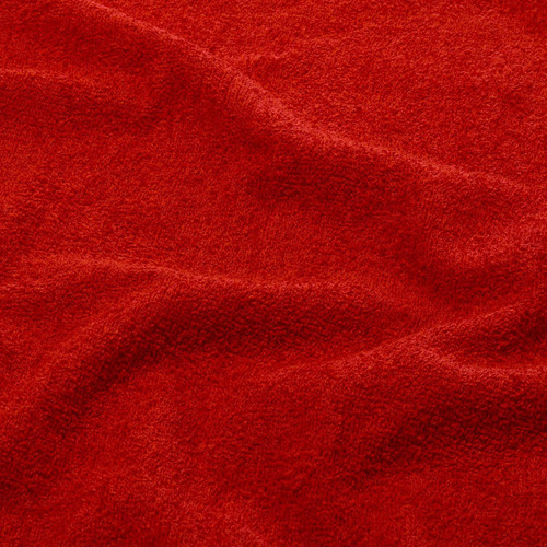 Tecido Felpudo Atoalhado 100% Algodão Vermelho