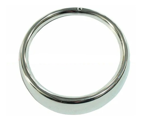 Imagem 5 de 5 de Aro Farol Fusca 76 86 1300 1500 1600 1 Furo Aco Cromado 3518