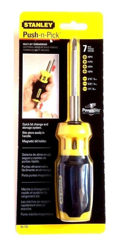 Chave Push-n-pick Com 7 Peças (stanley 69-193)