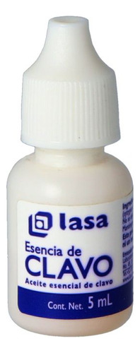 Lasa Esencia De Clavo Frasco Gotero Con 5 Ml