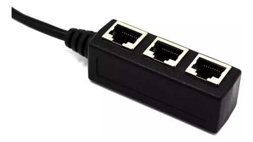 Rj45 A 3 Puertos Ethernet Lan Divisor De Red Extensor