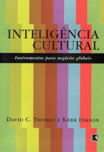 Inteligência cultural, de Thomas, David. Editorial Editora Record Ltda., capa mole em português, 2006