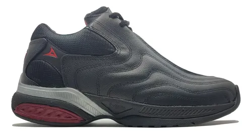 Tenis Basquetboll Pirma Caballero Modelo 468 Negro rojo Cuotas