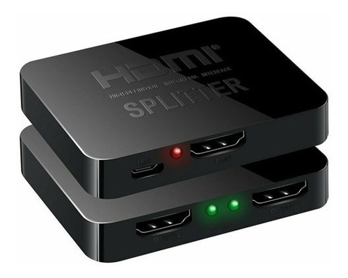 Splitter Hdmi 1 X2 Amplifica Señal Full Hd 1080p 4k 3d Pro