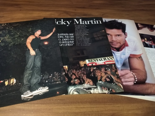 (k151) Ricky Martin * Clippings Revista 4 Pgs * 2006 (Usado)