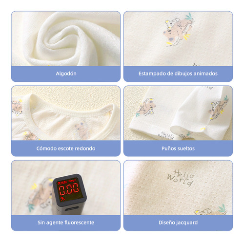 Bodys Bebé Verano Ligero Algodón Confort 3pcs