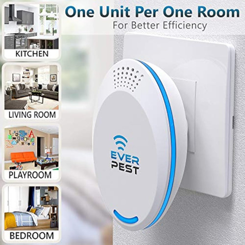 Ultrasonic Pest Repeller (2-pack) Plug In Control